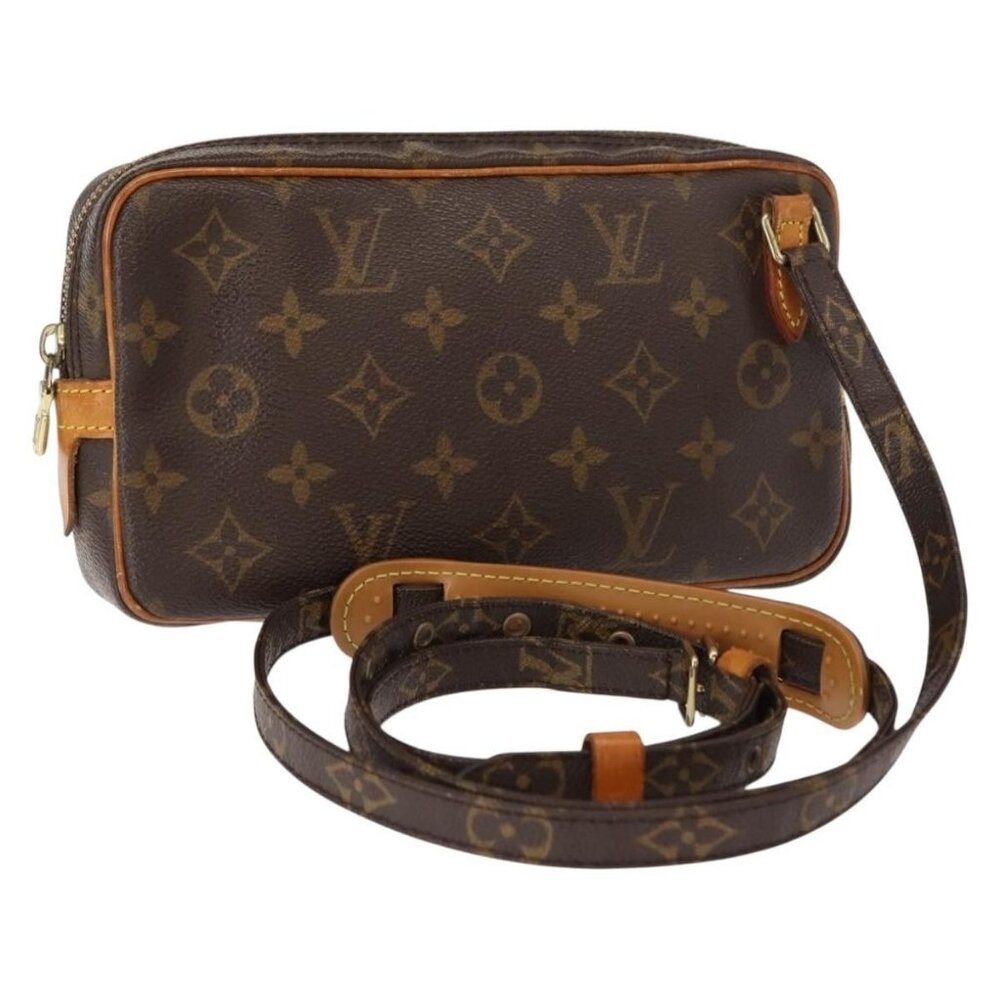 Authentic LOUIS VUITTON Monogram Marly Bandouliere Shoulder Bag M51828 LV